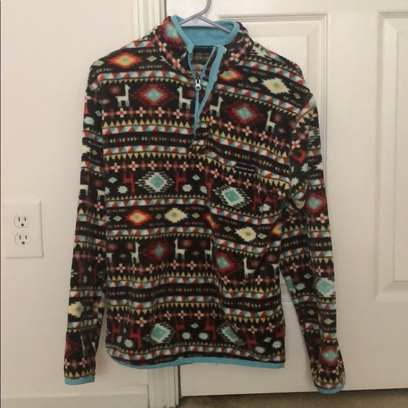 Southern Marsh Tops - Southern Marsh Patterned Sherpa Pullover Southern Marsh Tops - Southern Marsh Patterned Sherpa Pullover